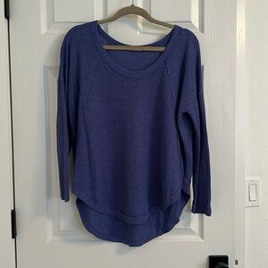 Honey Punch Blue Long Sleeve